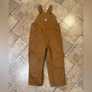 Carhartt Kids Quilted Bib Overalls, 4T